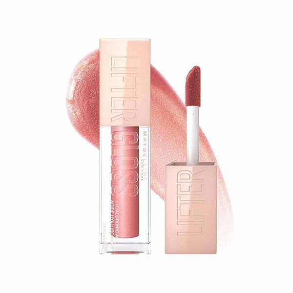 Netmeds | Maybelline New York Lifter Gloss Moisturizing, Tinted Lip Gloss With Hyaluronic Acid, Moon 5.4 ml