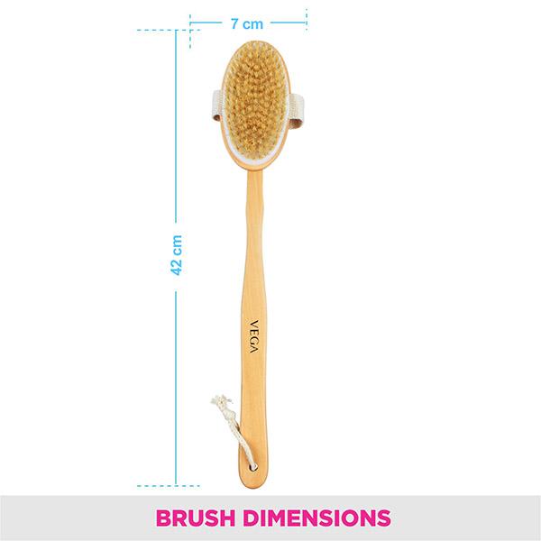 Netmeds | Vega Natural Bristle Bath Brush (NBA - 1/3) 1's
