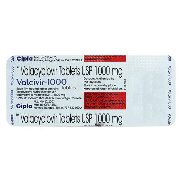 Netmeds | Valcivir 1gm Tablet 3'S
