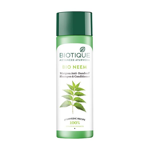 Netmeds | Biotique Fresh Neem Anti Dandruff Shampoo & Conditioner 120ml