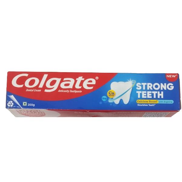 Netmeds | Colgate Strong Teeth Calcium Boost + With Arginine Toothpaste 200 g