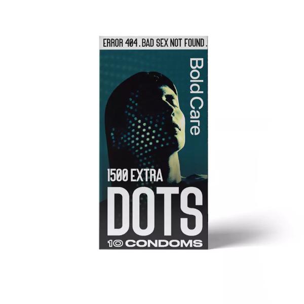 Netmeds | Bold Care 1500 Extra Dots Condoms 10's