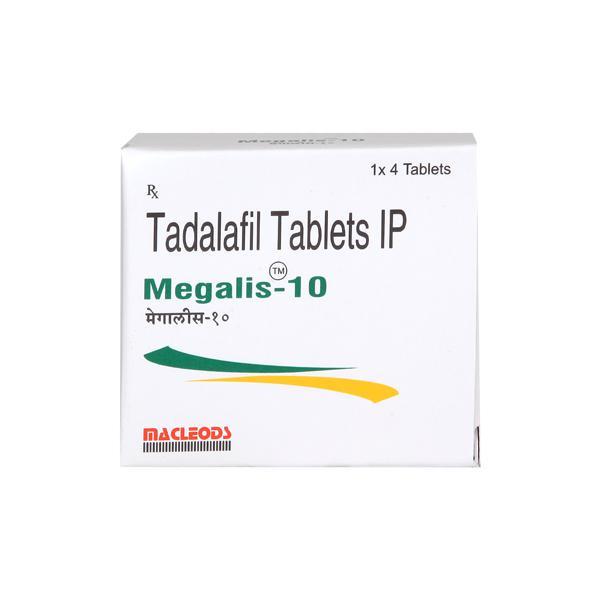 Netmeds | Megalis 10mg Tablet 4'S