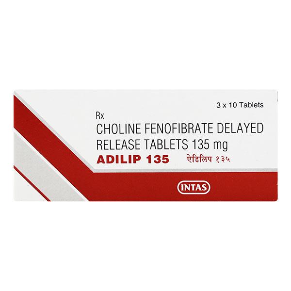 Netmeds | Adilip 135mg Tablet 10'S