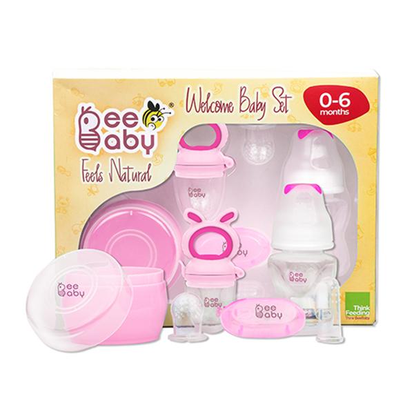 Netmeds | BeeBaby Welcome Baby Set Pink 0-6 months 1'S