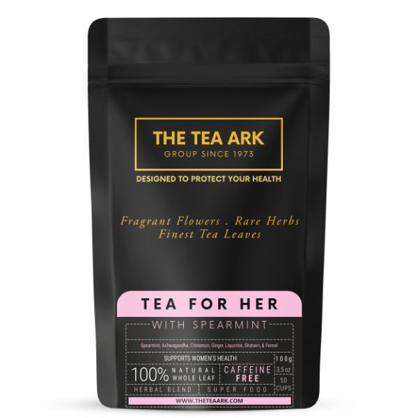 Netmeds | The Tea Ark Tea For Her Tea Powder- Organic Spearmint 100 gm (Pouch)