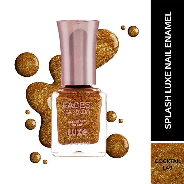 Netmeds | Faces Canada Ultime Pro Splash Luxe Nail Enamel - Cocktail (L49) 12 ml