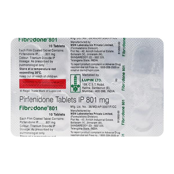 Netmeds | FIBRODONE 801 Tablet 10's