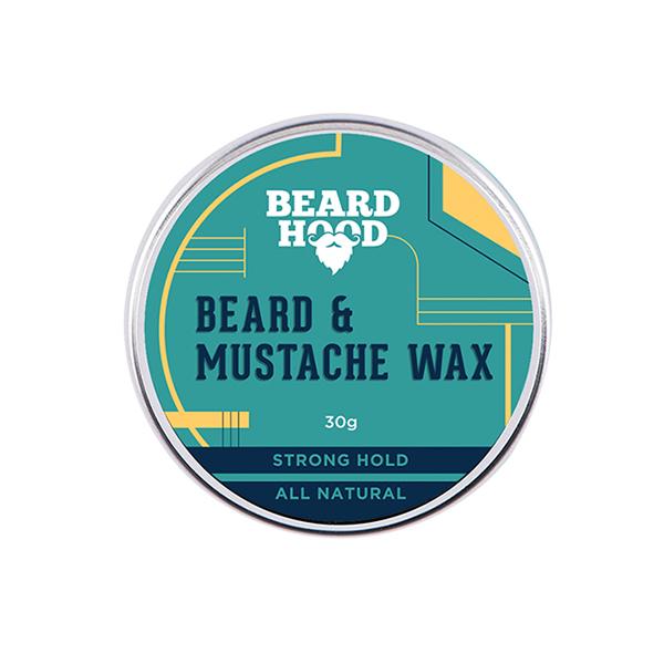 Netmeds | Beardhood Mustache & Beard Wax - Strong Hold All Natural 30 gm