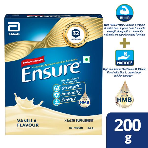 Netmeds | Ensure Powder - Vanilla Flavour 200 gm (Refill Pack)