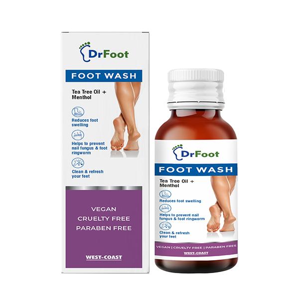 Netmeds | Dr Foot Foot Wash - Tea Tree Oil + Menthol 100 ml