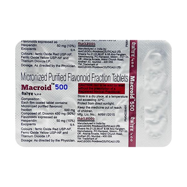 Netmeds | MACROID 500 Tablet 10's