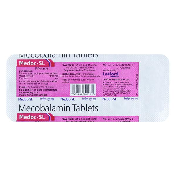 Netmeds | MEDOC SL Tablet 10's