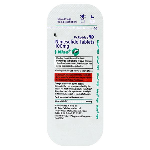 Netmeds | Nise Tablet 15'S
