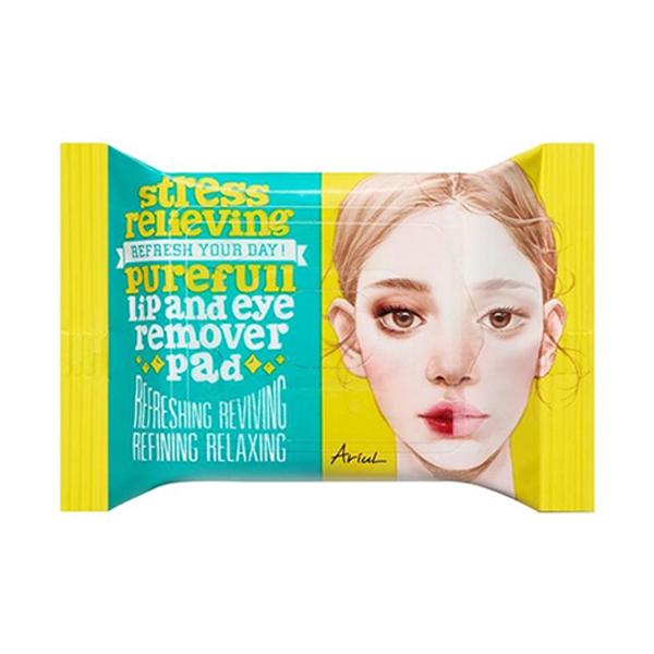 Netmeds | Ariul Stress Relieving Purefull Lip and eye remover tissue 55 ml