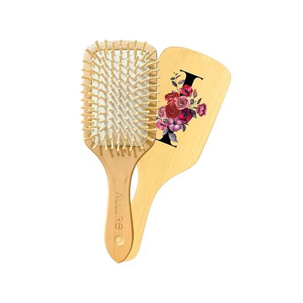 Netmeds | Allure Personalised Paddle Hair Brush Letter I 1's