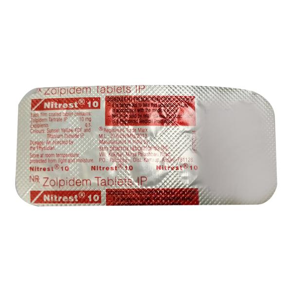Netmeds | Nitrest 10mg Tablet 10'S
