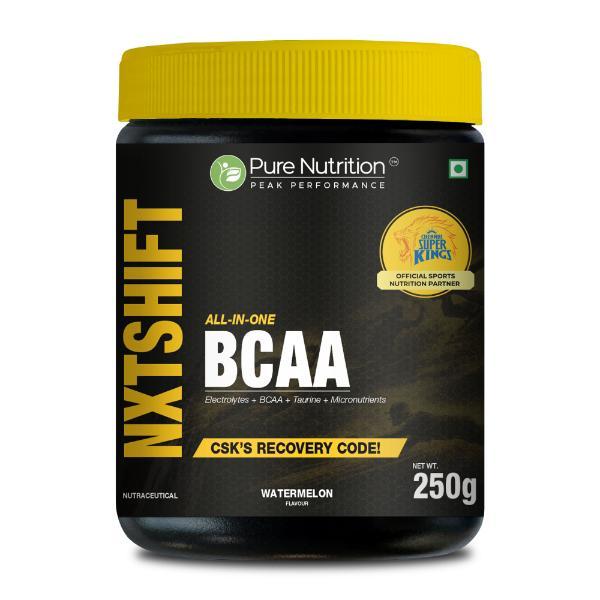 Netmeds | Pure Nutrition NXTSHIFT All-In-One BCAA Powder - Watermelon Flavour 250 g