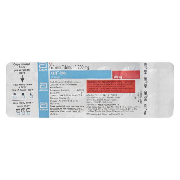Netmeds | Cefi 200mg Tablet 10'S