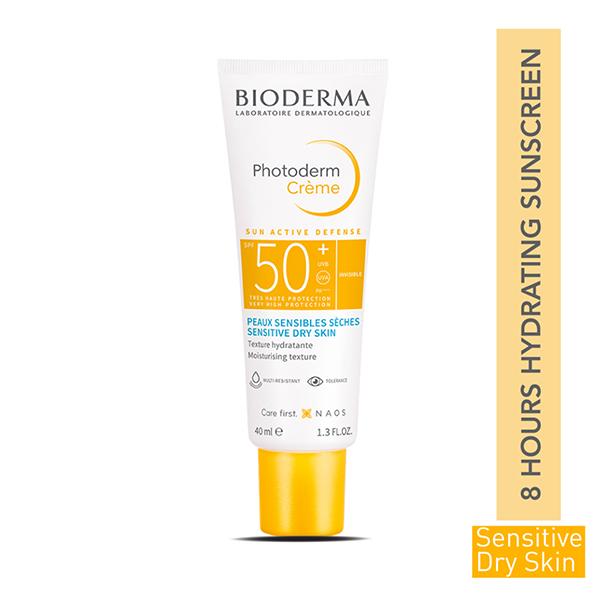Netmeds | Bioderma Photoderm Creme SPF 50+ PA++++ Hydrating Sunscreen for Normal to Dry Skin, In Vivo Tested 40 ml