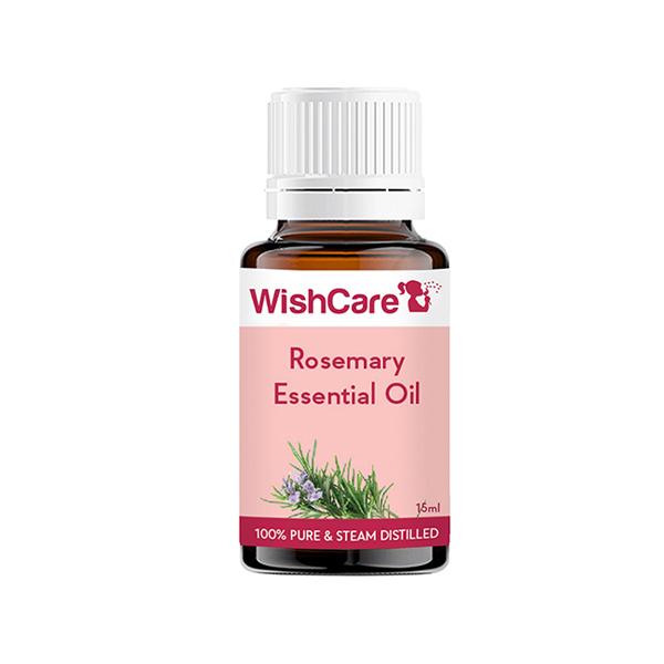 Netmeds | Wishcare 100% Pure Rosemary Essential Oil - Reduces Hairfall & Boosts Hair Growth (15ml)