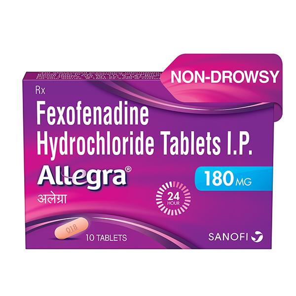 Netmeds | Allegra 180mg Tablet 10'S