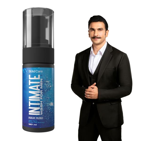 Netmeds | Bold Care Aqua Rush Intimate Wash for Men Aloe Vera & Green Tree Extract 120 ml