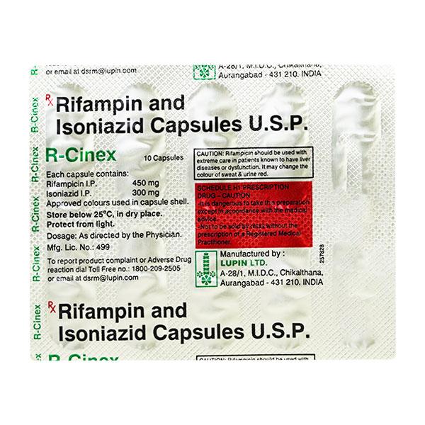 Netmeds | R CINEX 450MG CAPSULE 10'S