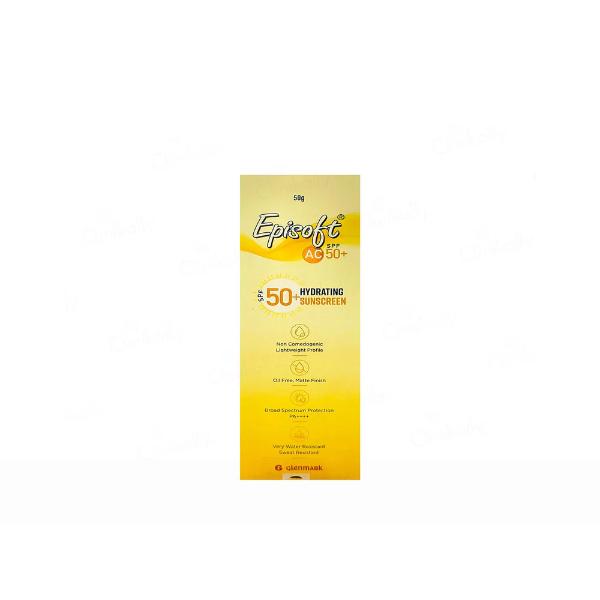 Netmeds | Episoft AC SPF 50+ Hydrating SunScreen 50 g