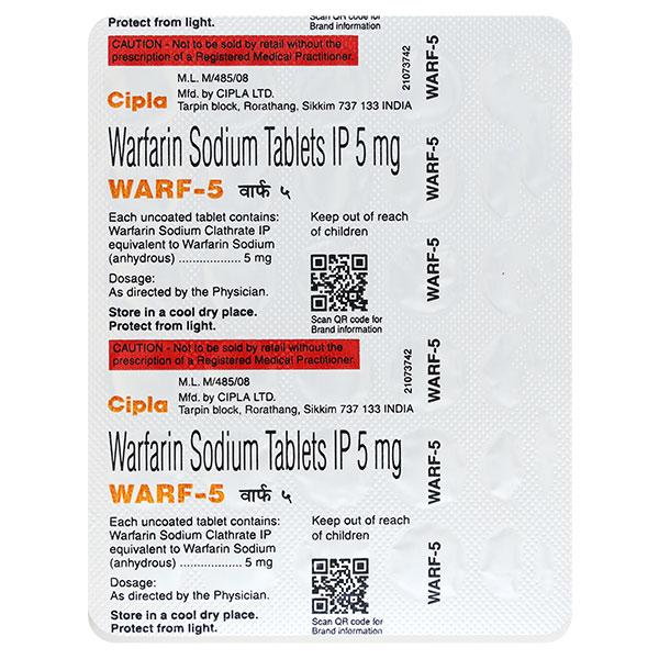 Netmeds | WARF 5mg Tablet 30's