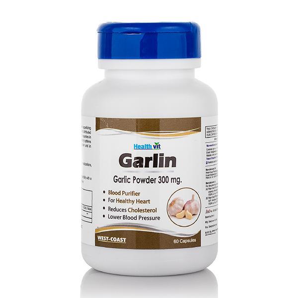 Netmeds | HealthVit Garlin 300 mg Capsule 60's