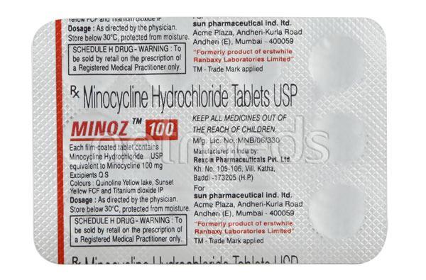 Netmeds | Minoz 100mg Tablet 10'S