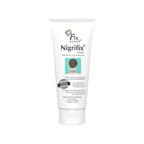 Netmeds | Fixderma Nigrifix Cream For Dark Neck, Ankles, Knuckles, Elbows, Underarm Whitening (50 g)