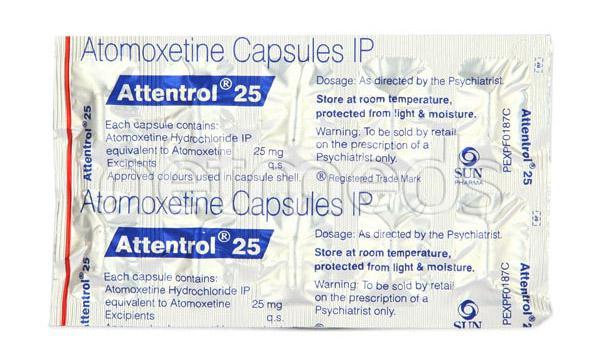 Netmeds | Attentrol 25mg Capsule 10'S
