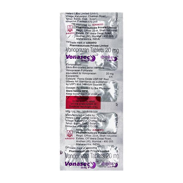 Netmeds | VONASEC 20mg Tablet 10's