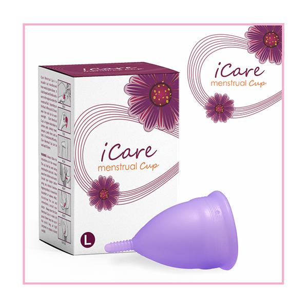 Netmeds | iCare Hygienic Menstrual Cup (Above 25 Years of Age Or After Childbirth 1) - Large