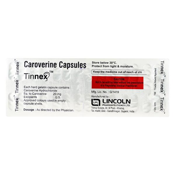 Netmeds | Tinnex 20mg Capsule 28'S