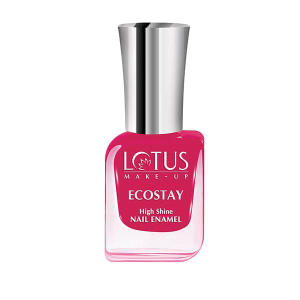 Netmeds | Lotus Make-up Ecostay Nail Enamel Twisted Fuschia E16 10 ml