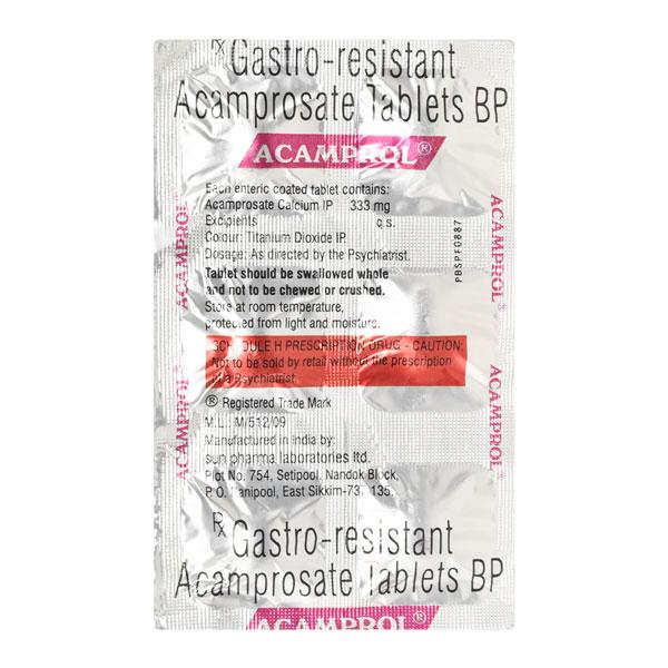 Netmeds | Acamprol 333mg Tablet 6'S