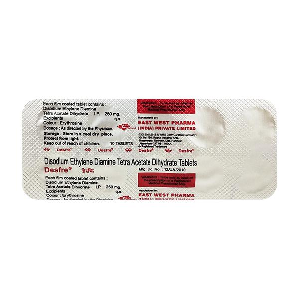 Netmeds | Desfre 250mg Tablet 10'S