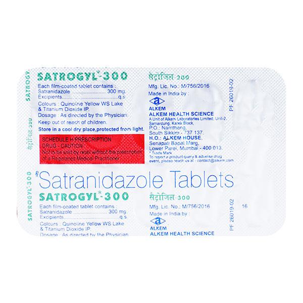 Netmeds | Satrogyl 300mg Tablet 10'S