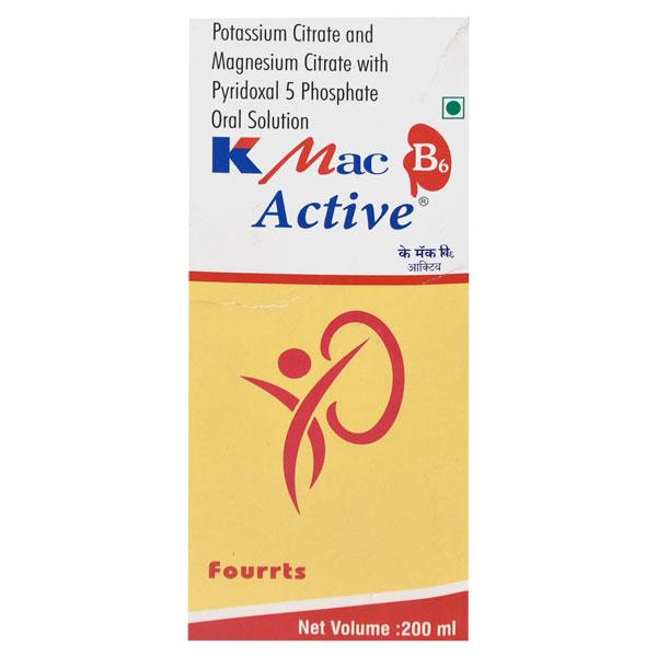 Netmeds | K Mac B6 Active Sugar Free Oral Solution 200ml