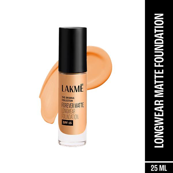 Netmeds | Lakme Forever Matte Longwear Foundation, Natural Shell 25 ml