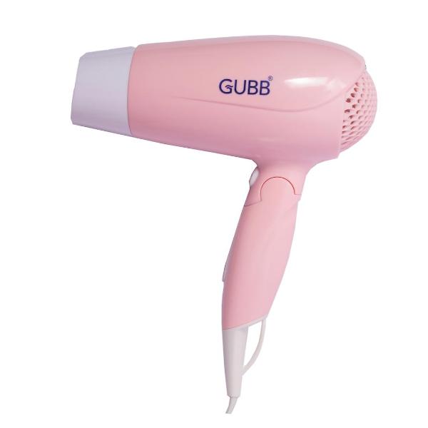 Netmeds | GUBB Foldable 1600 Watts Hair Dryer with Hot and Cool Settings & Detachable Nozzle - (GB-163) Pink 1's
