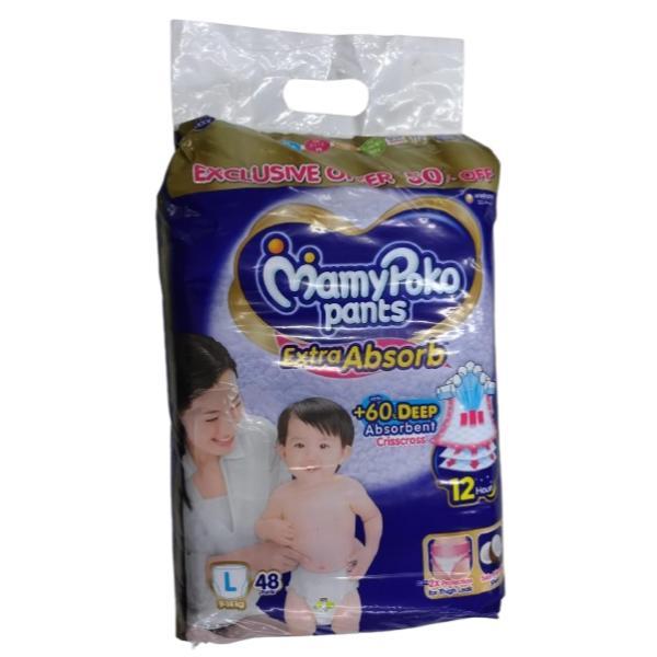 Netmeds | MamyPoko Extra Absorb Diaper Pants (L) 48's