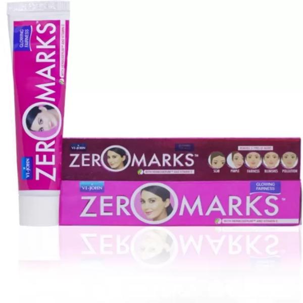 Netmeds | Vi-John Zero Marks Glowing Fairness Cream for Women - Pack of 6 25 gm