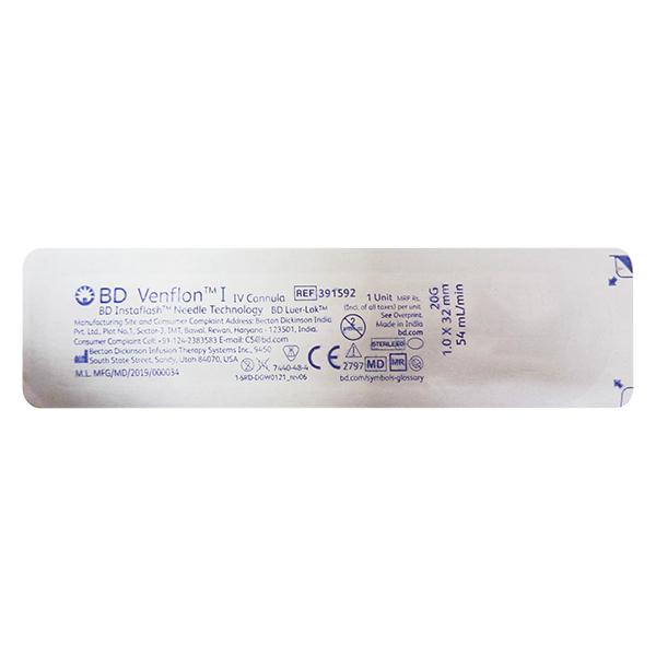 Netmeds | BD Venflon I 20G 1's