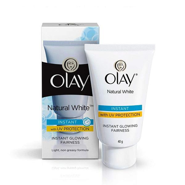 Netmeds | Olay Natural Aura Instant Radiance Glowing Cream with UV Protection 40gm