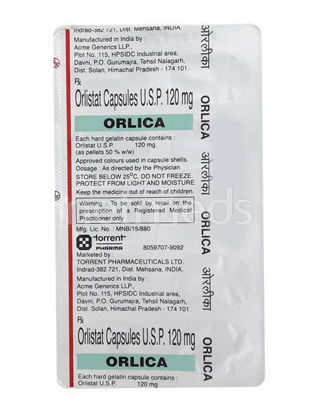 Netmeds | Orlica 120mg Capsule 10'S