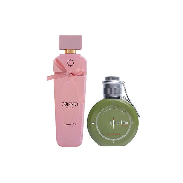 Netmeds | Maryaj Cosmo Girl EDP Floral Powdery Perfume And Maryaj Direction West EDP Green Spicy Perfume 200 ml